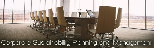 Corporate Sustainability Planning and Management